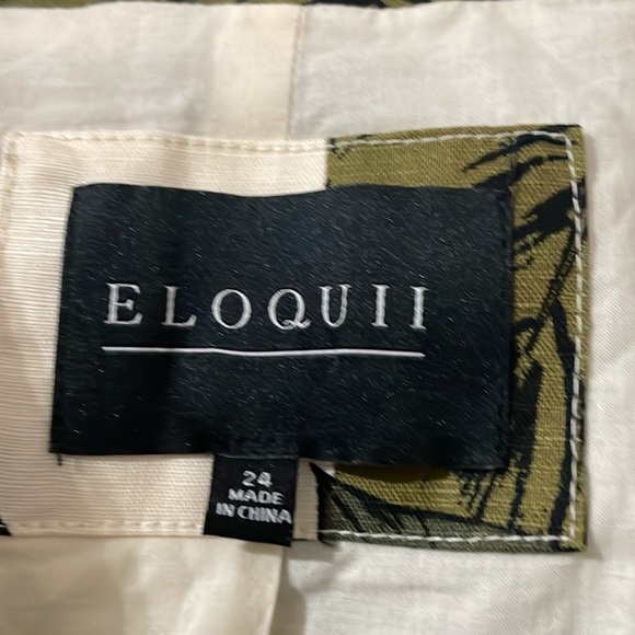 NWT Eloquii Meghan’s White Leaf Suit Set On The View Size 24 - Picture 11 of 12